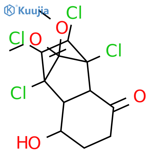 1,4-Methanonaphthalen-5(1H)-one, 1,2,3,4-tetrachloro-4,4a,6,7,8,8a-hexahydro-8-hydroxy-9,9-dimethoxy- structure