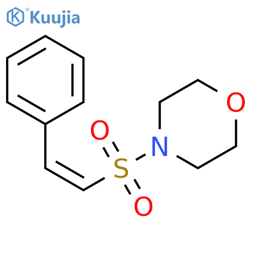 Morpholine, 4-[(2-phenylethenyl)sulfonyl]-, (Z)- (9CI) structure
