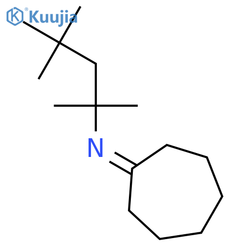 2-Pentanamine, N-cycloheptylidene-2,4,4-trimethyl- structure