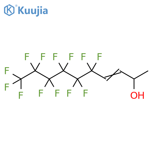 3-Decen-2-ol, 5,5,6,6,7,7,8,8,9,9,10,10,10-tridecafluoro- structure