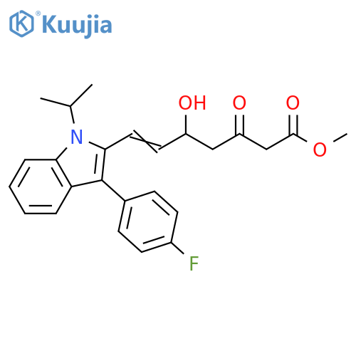 5-rac-Fluvastatin O-Methyl 3-Keto structure