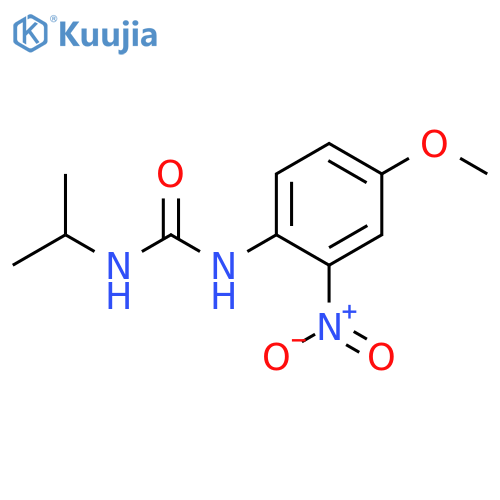 Urea, N-(4-methoxy-2-nitrophenyl)-N'-(1-methylethyl)- structure