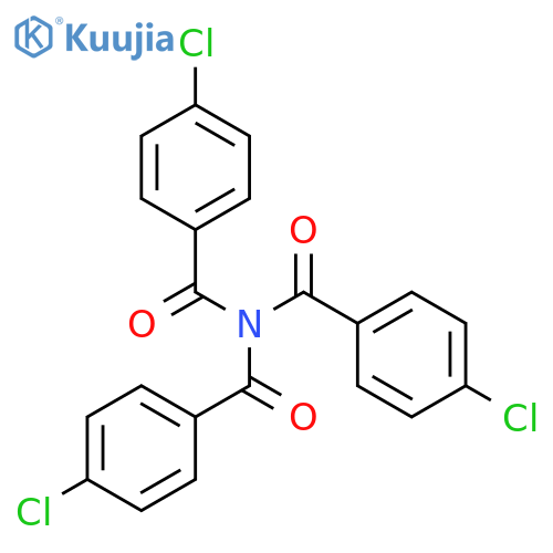 Benzamide, 4-chloro-N,N-bis(4-chlorobenzoyl)- structure