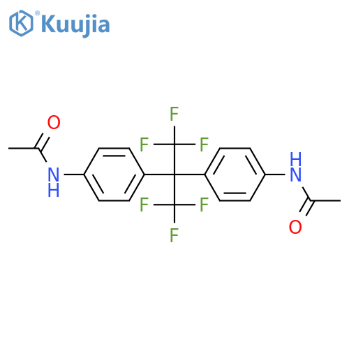 Acetamide,N,N'-[[2,2,2-trifluoro-1-(trifluoromethyl)ethylidene]di-4,1-phenylene]bis- structure