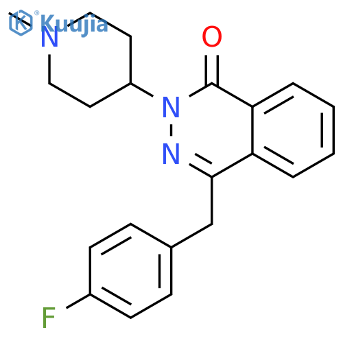 1(2H)-Phthalazinone, 4-[(4-fluorophenyl)methyl]-2-(1-methyl-4-piperidinyl)- structure