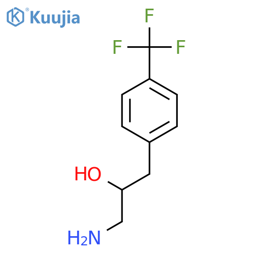 1-amino-3-4-(trifluoromethyl)phenylpropan-2-ol structure