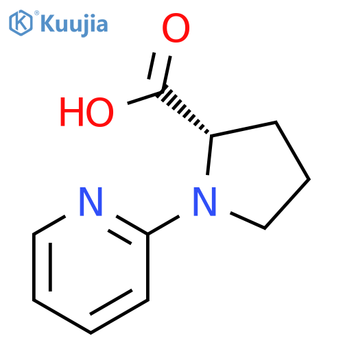 (2S)-1-(Pyridin-2-yl)pyrrolidine-2-carboxylic acid structure