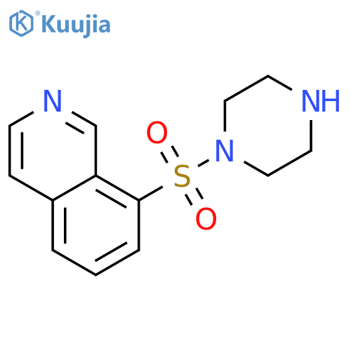 Isoquinoline,8-(1-piperazinylsulfonyl)- structure