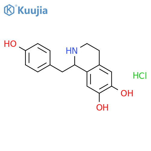 Higenamine hydrochloride structure