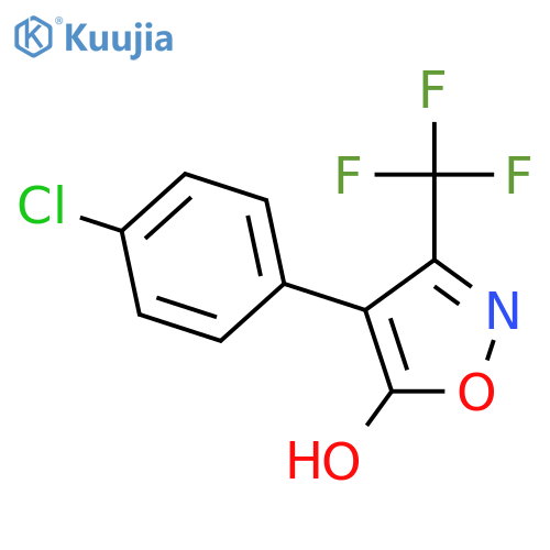 5-Isoxazolol, 4-(4-chlorophenyl)-3-(trifluoromethyl)- structure