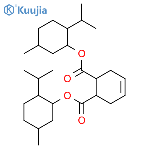4-Cyclohexene-1,2-dicarboxylic acid,bis[5-methyl-2-(1-methylethyl)cyclohexyl] ester structure