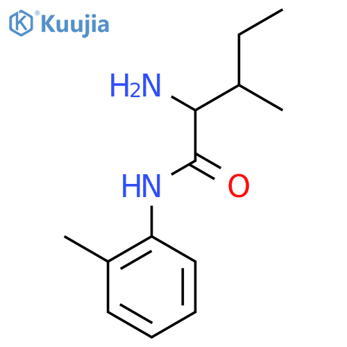 2-Amino-3-methyl-N-(2-methylphenyl)pentanamide structure