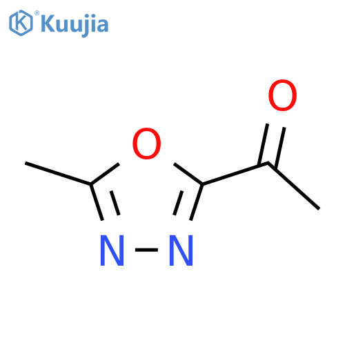 1-(5-Methyl-1,3,4-oxadiazol-2-yl)ethanone structure