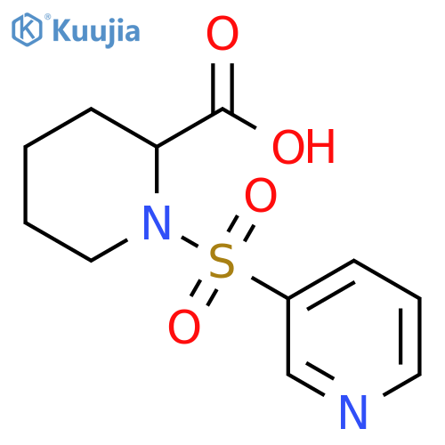 1-(Pyridine-3-sulfonyl)-piperidine-2-carboxylic acid structure