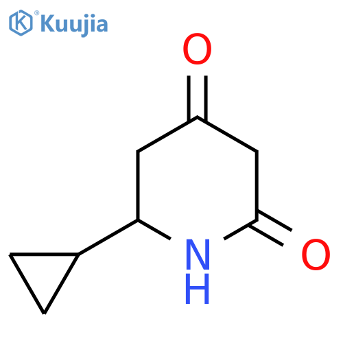 6-Cyclopropylpiperidine-2,4-dione structure