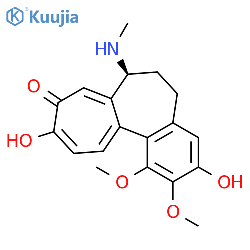 Benzo[a]heptalen-9(5H)-one, 6,7-dihydro-3,10-dihydroxy-1,2-dimethoxy-7-(methylamino)-, (S)- structure