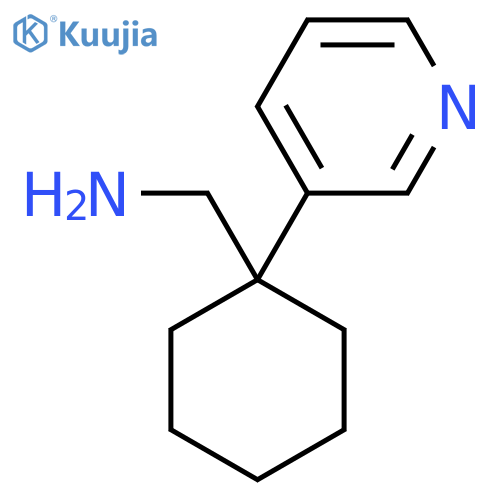 1-(pyridin-3-yl)cyclohexylmethanamine structure