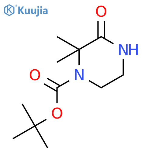 tert-Butyl 2,2-Dimethyl-3-oxopiperazine-1-carboxylate structure