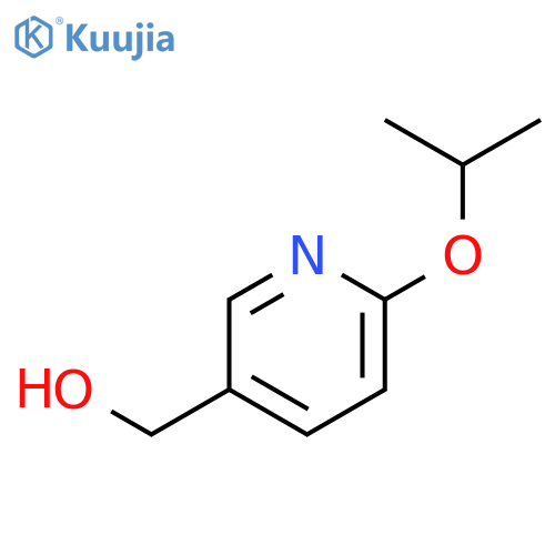 [6-(propan-2-yloxy)pyridin-3-yl]methanol structure