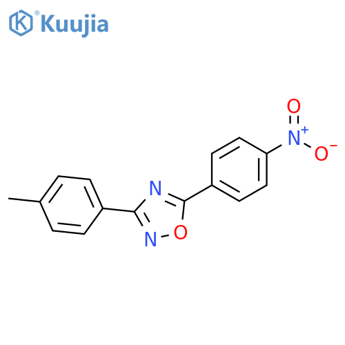1,2,4-Oxadiazole, 3-(4-methylphenyl)-5-(4-nitrophenyl)- structure