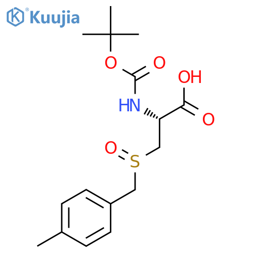 L-Alanine, N-[(1,1-dimethylethoxy)carbonyl]-3-[[(4-methylphenyl)methyl]sulfinyl]- structure