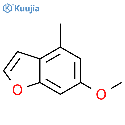 Benzofuran, 6-methoxy-4-methyl- structure