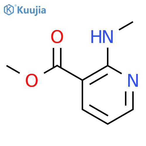 methyl 2-(methylamino)pyridine-3-carboxylate structure