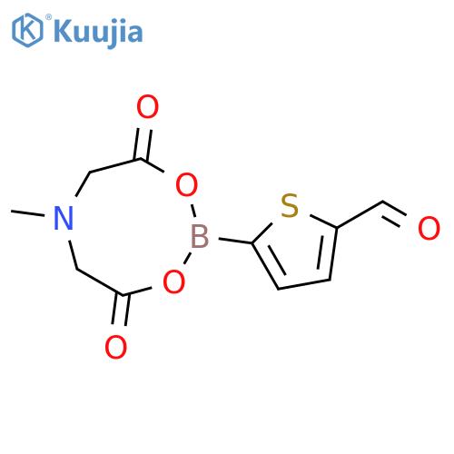 5-(6-Methyl-4,8-dioxo-1,3,6,2-dioxazaborocan-2-yl)thiophene-2-carbaldehyde structure