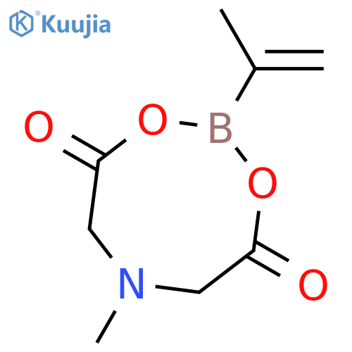 Isopropenylboronic acid MIDA ester structure