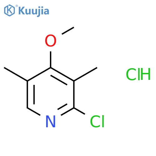 2-Chloro-4-methoxy-3,5-dimethylpyridine hydrochloride structure