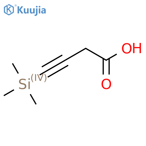 4-(Trimethylsilyl)but-3-ynoic acid structure