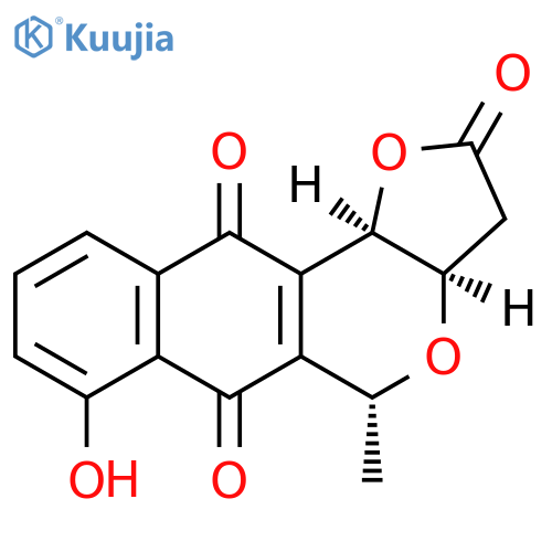 (3aS,5S,11bS)-7-Hydroxy-5-methyl-3aH-benzo[g][1,3]dioxolo[4,5-c]isochromene-2,6,11(5H,11bH)-trione structure