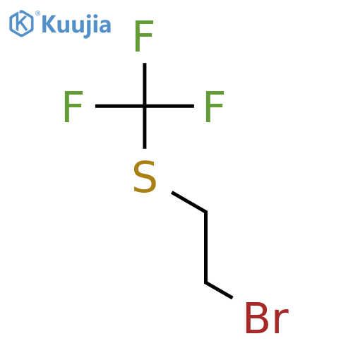 1-Bromo-2-trifluoromethylsulfanyl-ethane structure