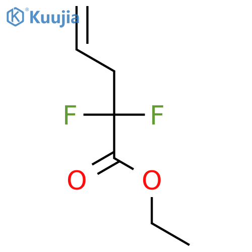 Ethyl 2,2-difluoropent-4-enoate structure
