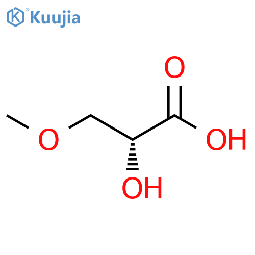 (R)-2-Hydroxy-3-methoxypropanoic acid structure