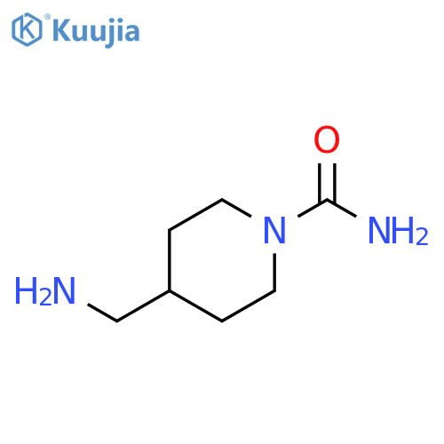 4-(Aminomethyl)piperidine-1-carboxamide structure