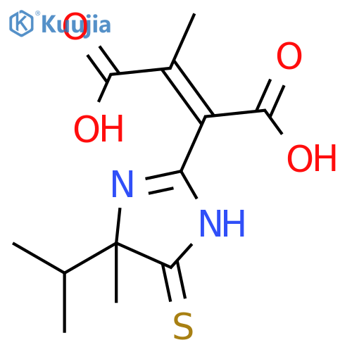 2-Butenedioic acid, 2-[4,5-dihydro-4-methyl-4-(1-methylethyl)-5-thioxo-1H-imidazol-2-yl]-3- methyl-, (Z)- structure