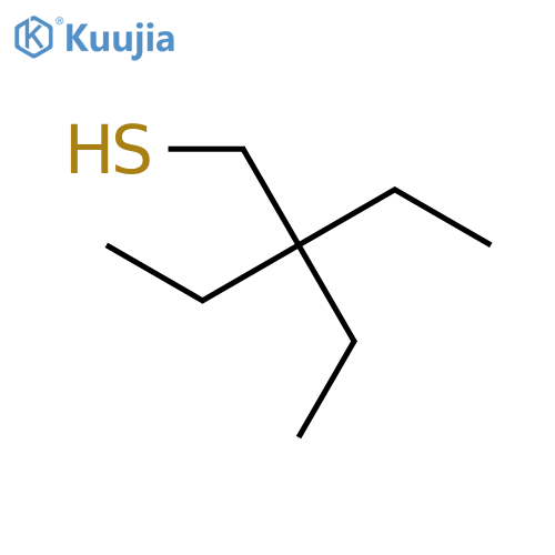 2,2-diethylbutane-1-thiol structure