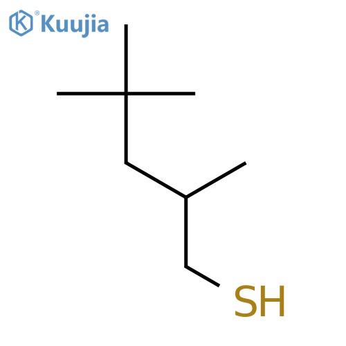 2,4,4-Trimethyl-1-pentanethiol structure