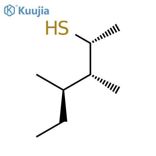 2-Hexanethiol, 3,4-dimethyl-, (2R*,3R*,4R*)-(±)- structure