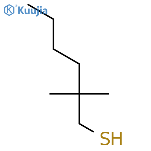 1-Hexanethiol, 2,2-dimethyl- structure
