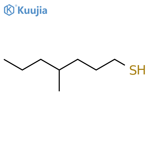 4-methylheptane-1-thiol structure