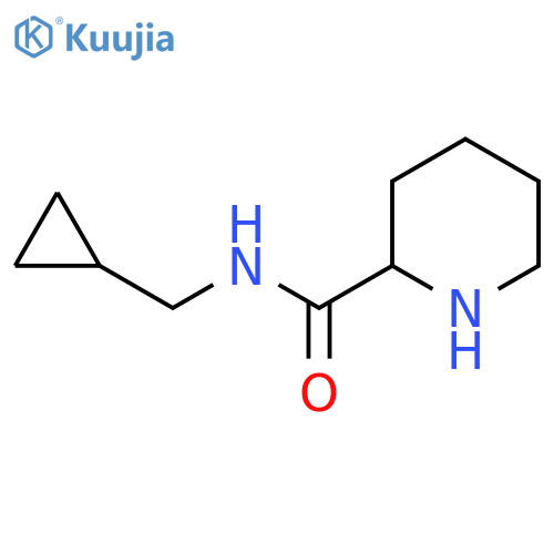 N-(Cyclopropylmethyl)piperidine-2-carboxamide structure