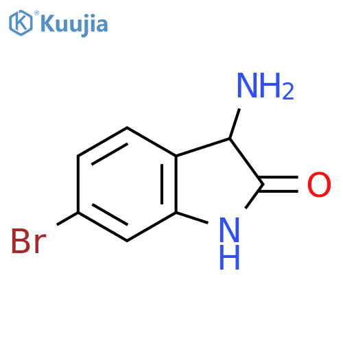 2H-Indol-2-one, 3-amino-6-bromo-1,3-dihydro- structure