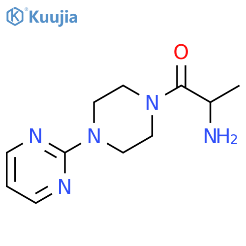 2-amino-1-[4-(pyrimidin-2-yl)piperazin-1-yl]propan-1-one structure