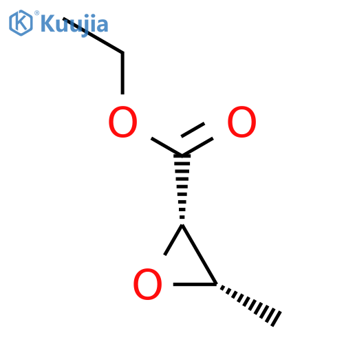 2-Oxiranecarboxylicacid, 3-methyl-, ethyl ester, (2S,3S)- structure