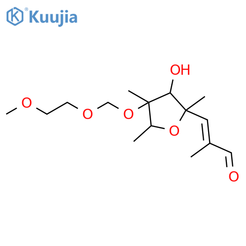 DL-gulo-Oct-2-enose, 4,7-anhydro-2,3,8-trideoxy-6-O-[(2-methoxyethoxy)methyl]-2-methyl-4,6- di-C-methyl-, (2E)- structure