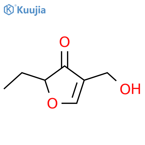 3(2H)-Furanone, 2(or5)-ethyl-4-hydroxy-5(or 2)-methyl- structure