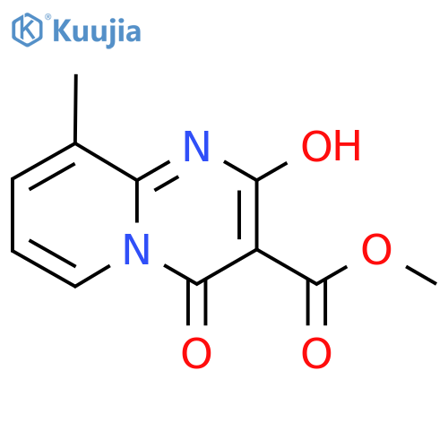 Methyl 2-hydroxy-9-methyl-4-oxo-4H-pyrido[1,2-a]pyrimidine-3-carboxylate structure