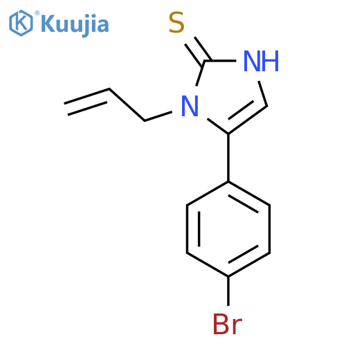 1-Allyl-5-(4-bromophenyl)-1H-imidazole-2-thiol structure